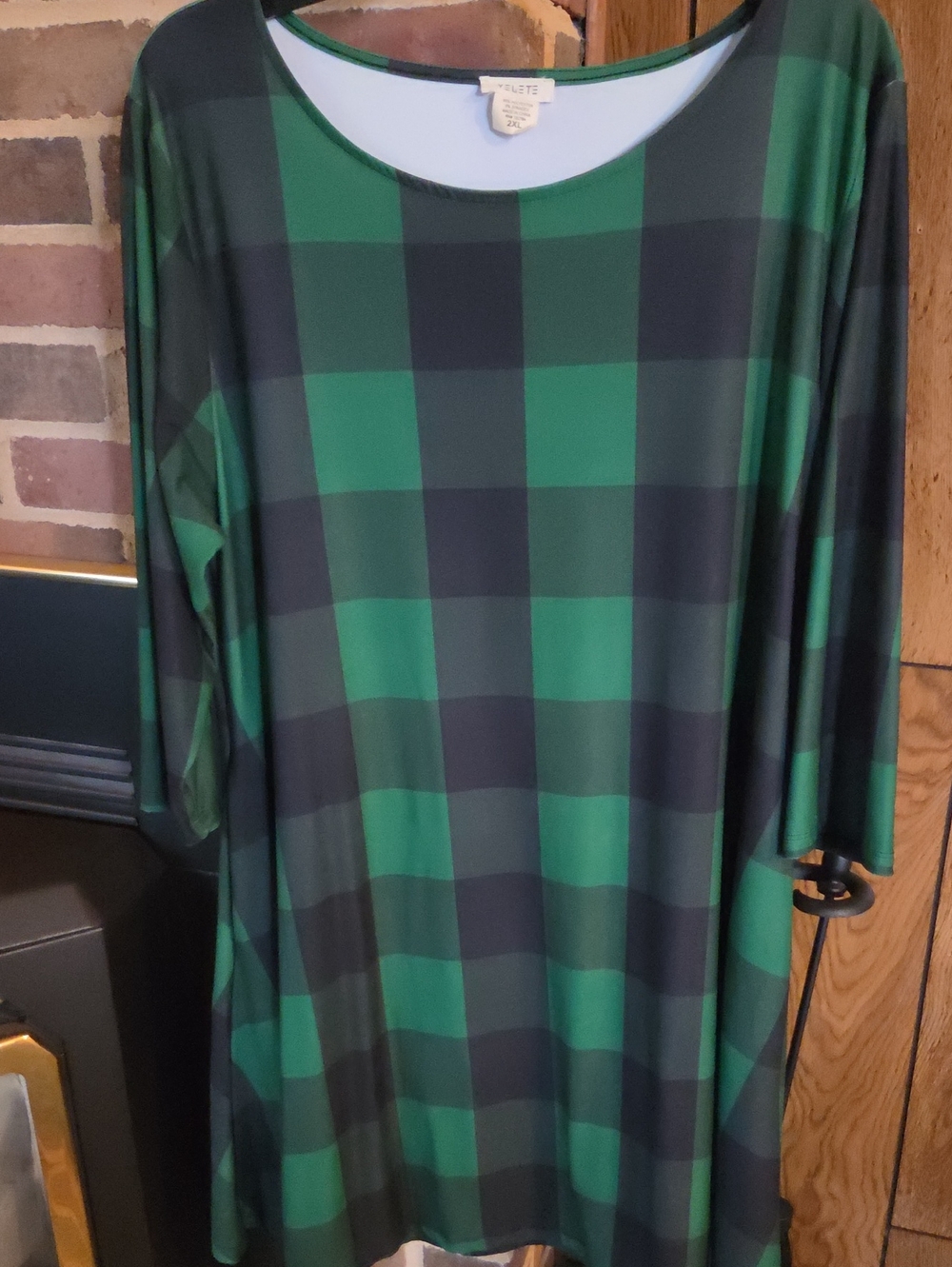 Yelete buffalo Plaid  Dress